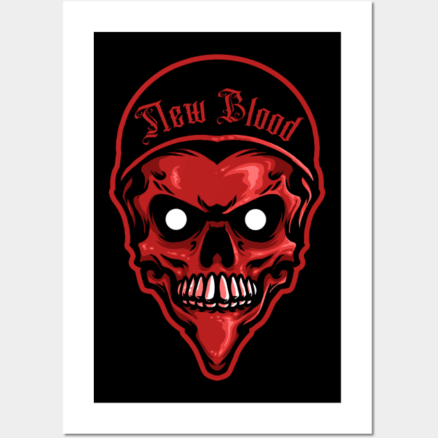 New Blood Wall Art by phsycartwork